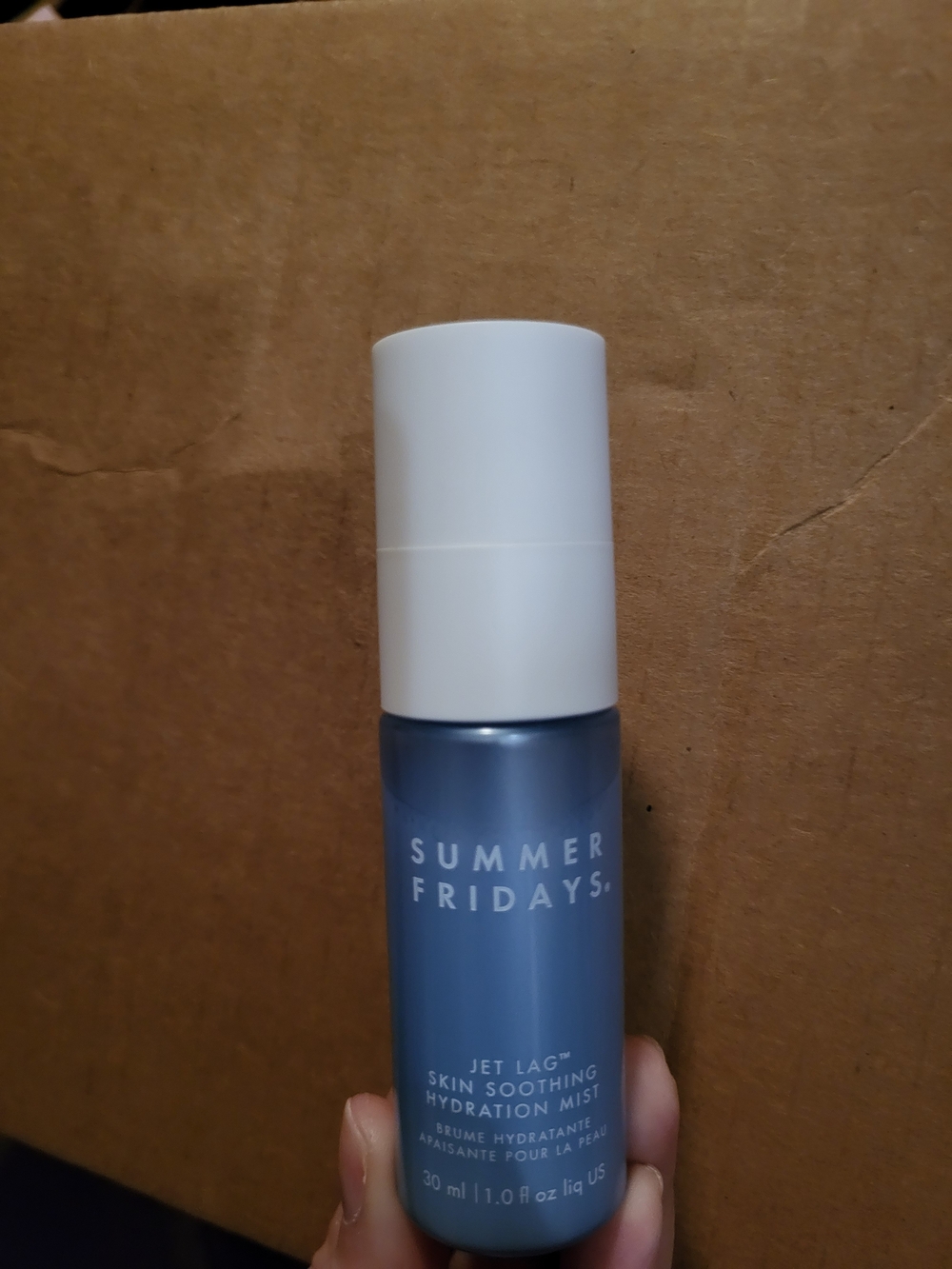 Summer Fridays Jet Lag Skin Soothing Hydration Mist — Blue